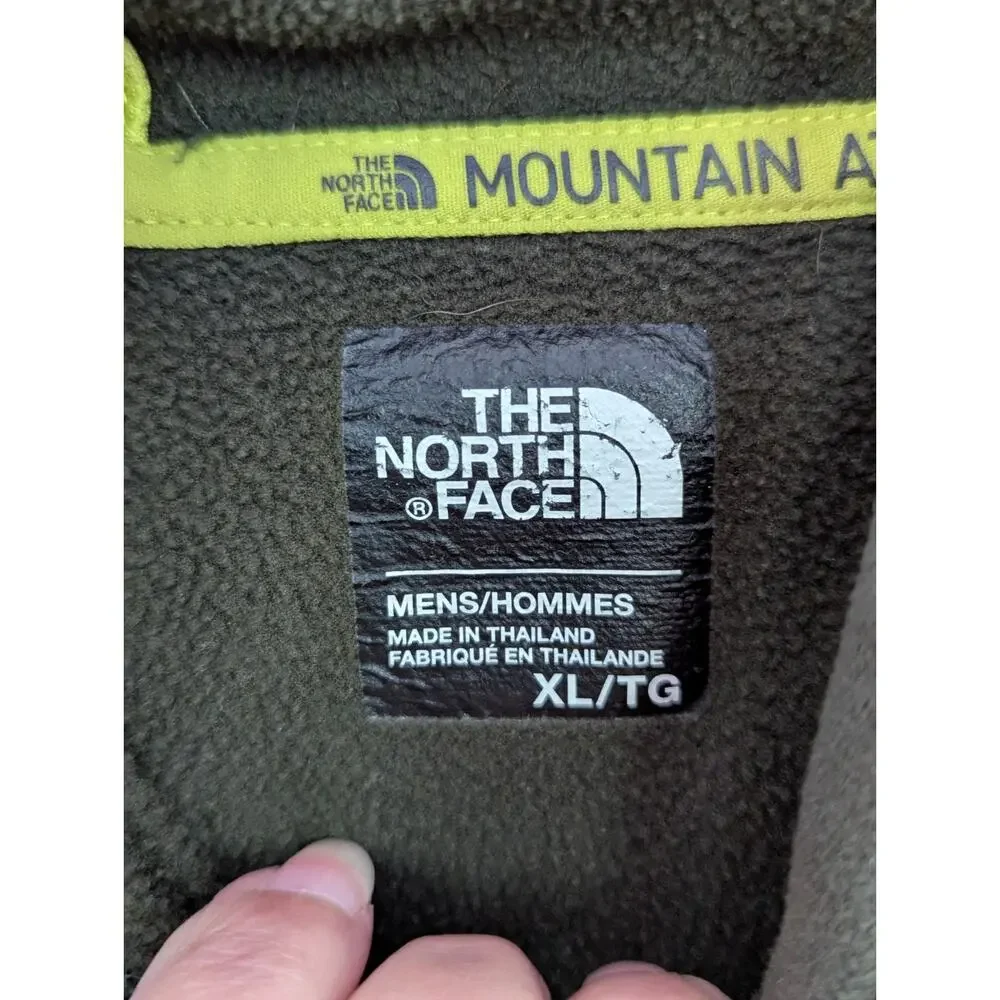 The North Face Men's XL Olive Green Sweatshirt Hoodie Pocket Skater Surfer
